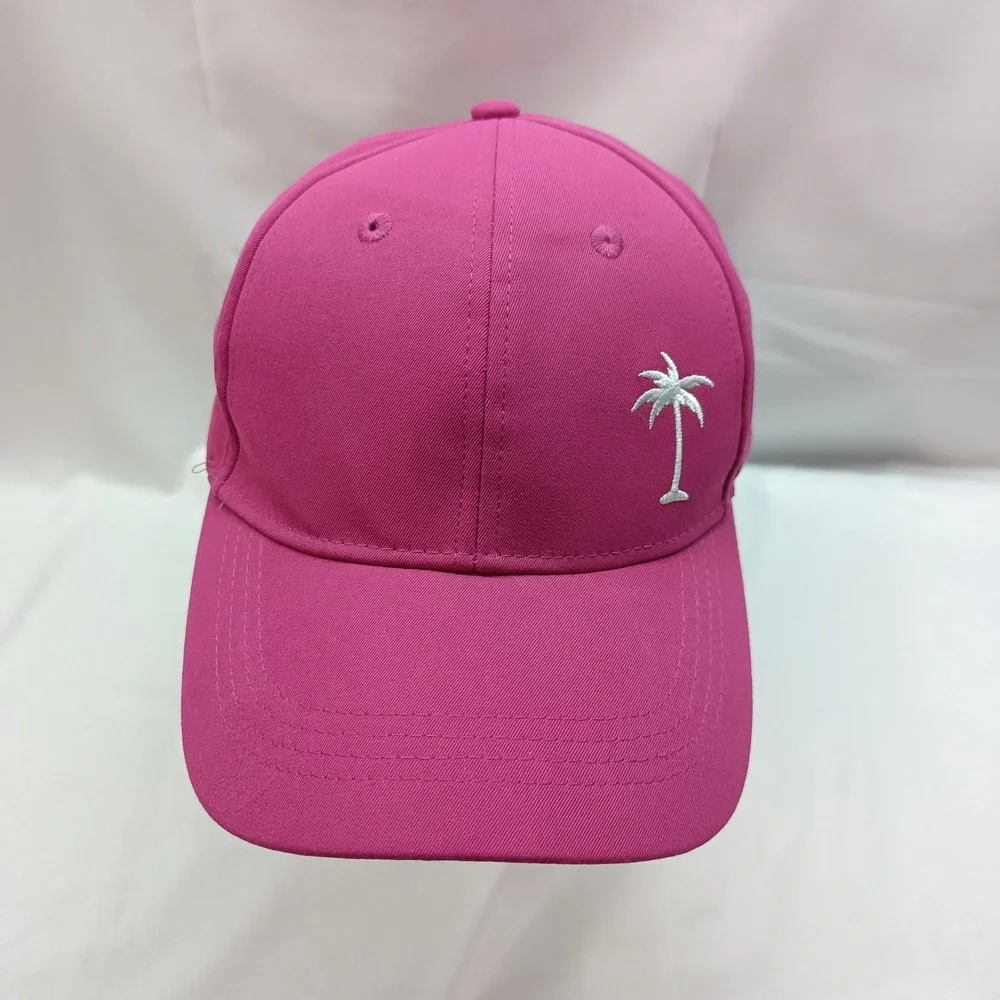 Tommy Bahama Womens Pink Palm Tree Baja Margarita Baseball Cap Hat One Size